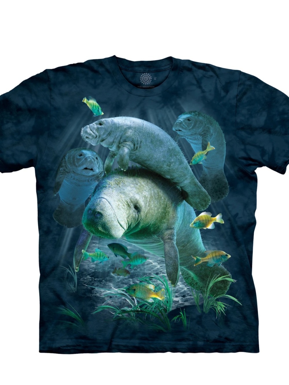 The Mountain Manatee Pod Classic Cotton T-Shirt - 2XL
